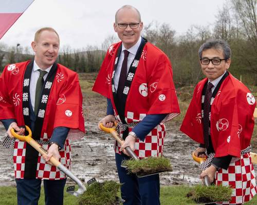 Astellas Groundbreaking event Tralee